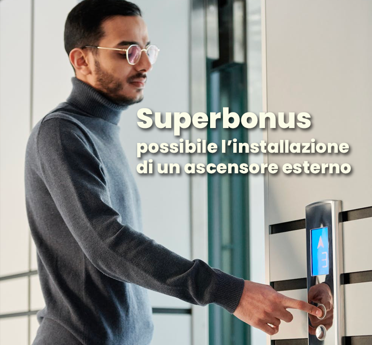 Superbonus e installazione di un ascensore esterno